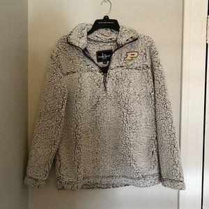 Purdue University fleece pullover